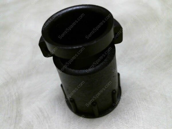 207008-1 | BLACK CONNECTOR BACKSHELL, CABLE CLAMP 3/4-20 UNEF 13