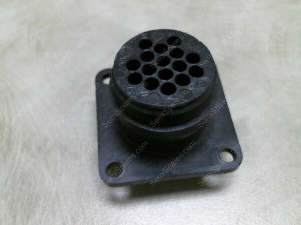 206037-4 | 16 POS STANDARD CIRCULAR CONNECTOR W/ CONN RCPT HSNG MALE 16POS PNL MT - Image 2