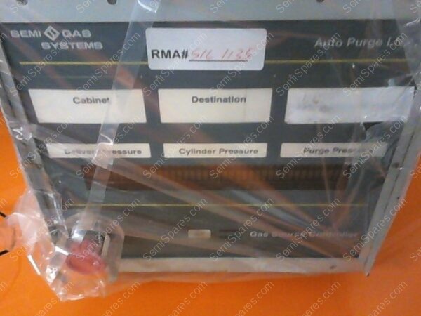 SP-0621-00 | MANIFOLD GAS SOURCE CONTROLLER, AUTO, P/N SIL-1135, PURGE, MOD LNX GSMC, S/N 62212