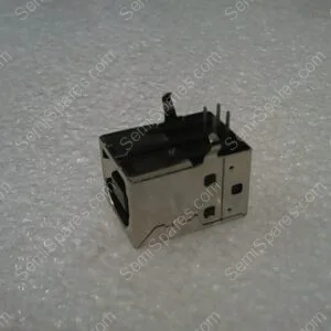 Alternative view of USB-B-S-F-B-TH | USB-B (USB TYPE-B) USB 2.0 RECEPTACLE CONNECTOR 4 POSITION THROUGH HOLE, RIGHT ANGLE