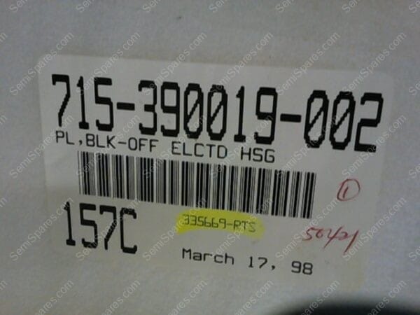 715-390019-002 | PL,BLK-OFF ELCTD HSG - Image 3