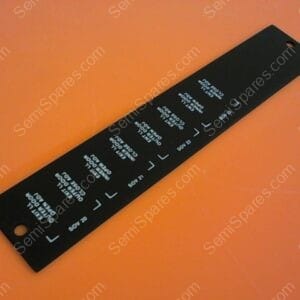 714-013633-002 | PLATE,LABEL,FLOW CONTROLS