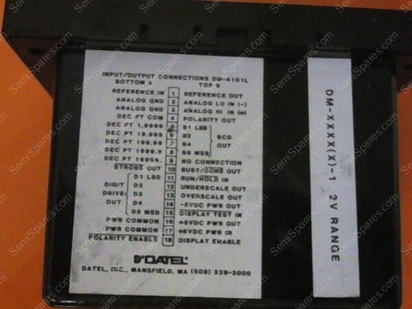 XX-7705-00 | DATEL DIGITAL PANEL INSTRUMENTS, P/N DM4101L - Image 2