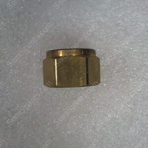 BRASS DOUBLE FERRULE NUT | PARKER A-LOK, PIPE FITTING BRASS DOUBLE FERRRULE NUT