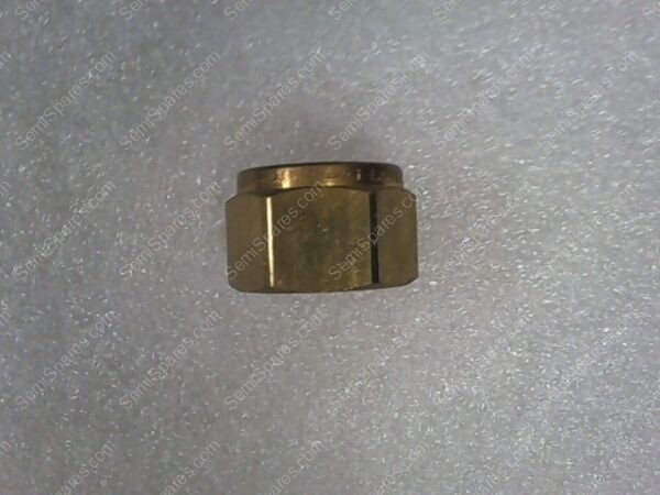 BRASS DOUBLE FERRULE NUT | PARKER A-LOK, PIPE FITTING BRASS DOUBLE FERRRULE NUT