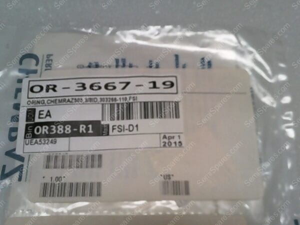 OR-3667-19 | O RING CHEMRAZ 505 3/8 ID 303266
