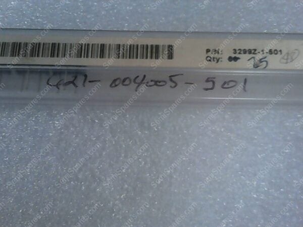 3299Z-1-501 | TRIMMER 500 OHM 0.5W PC PIN SIDE