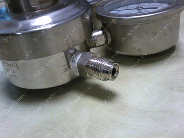 GO 107360-F | GO REGULATOR SPR-690 1-30 PSIA, STAINLESS STEEL W/ PACIFIC SCIENTIFIC 4.5" PRESSURE GAUGE 316 S.S TUBE AND SOCKET 0-1000 PSI - Image 2