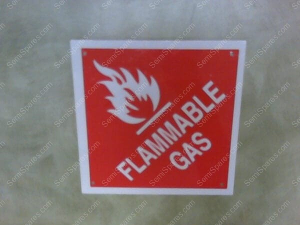 FLAMMABLE GAS | D.O.T FLAMMABLE GAS PLACARD - Image 3