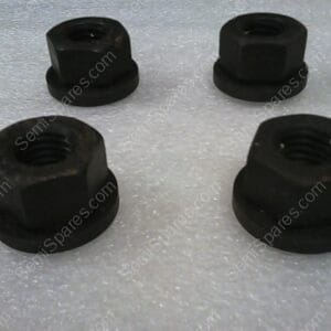 FLANGE NUT | FLANGE NUT, THREAD, STEEL, NOT GRADED, BLACK OXIDE