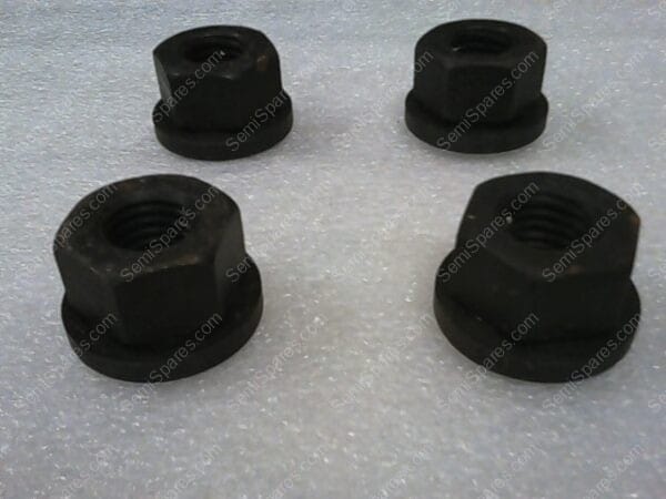 FLANGE NUT | FLANGE NUT, THREAD, STEEL, NOT GRADED, BLACK OXIDE