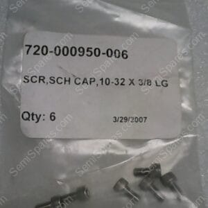 720-000950-006 | SCR, SCH CAP, 10-32 X 3/8 LG