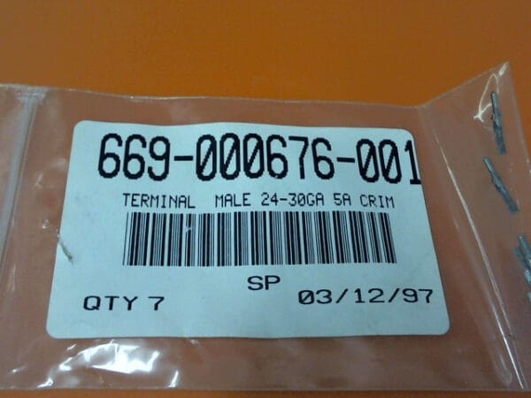 669-000676-001 | TERMINAL MALE 24-30GA 5A CRIM - Image 2