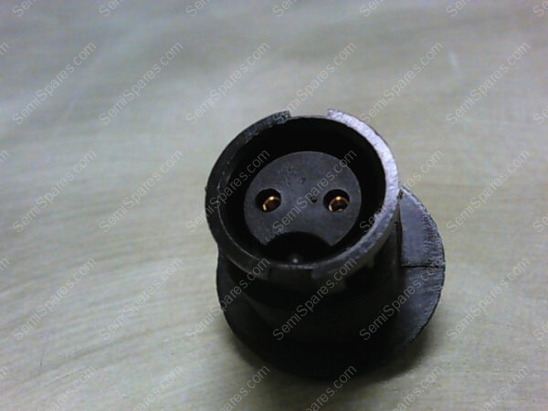 7282-2SG-300 | 2 POSITION CIRCULAR CONNECTOR RECEPTACLE, FEMALE SOCKETS SOLDER CUP - Image 2