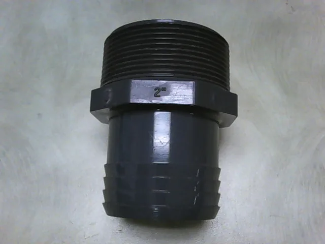 D2609 | SPEARS D2609, 2" NPT TO BARBED-INSERT, NSF-PW, GREY, PVC 1, FITTING ADAPTER - Image 2