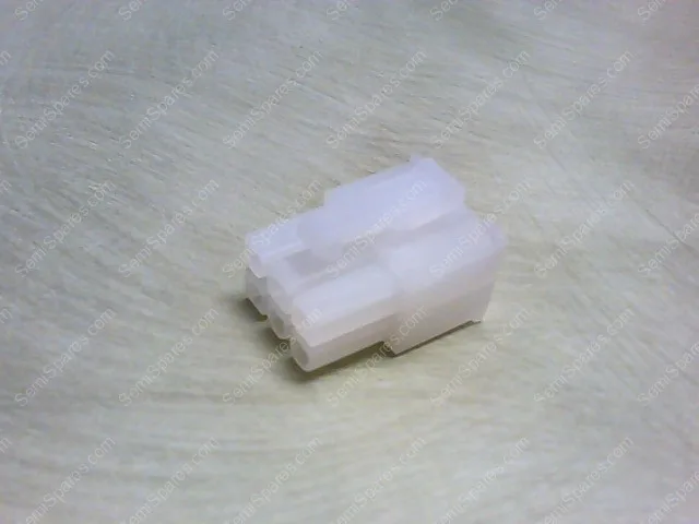 39012060 | 39-01-2060 CONNECTOR HOUSING, PULL TABS, UL 94V-2, MINI-FIT JR. 5557 SERIES, RECEPTACLE, 6 POS, 4.2MM