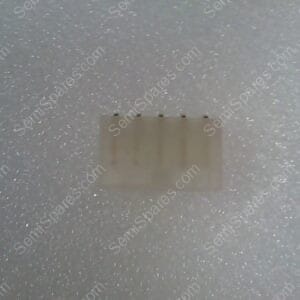 538-39-30-3057 | 5 CKT R/A HEADER MOLEX MINI-FIT JR. CONNECTORS