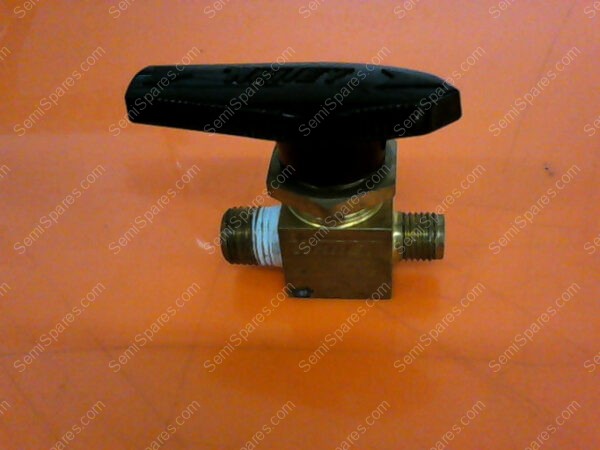B-43M4-S4 | 1/4" TUBE BRASS WATER SHUT OFF BALL VALVE, B-43S4 - Image 2