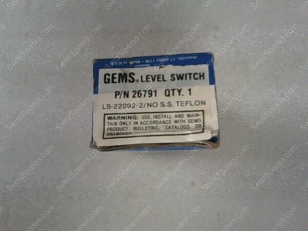 26791 | LS-22092-2/NO S.S. TEFLON LEVEL SWITCH