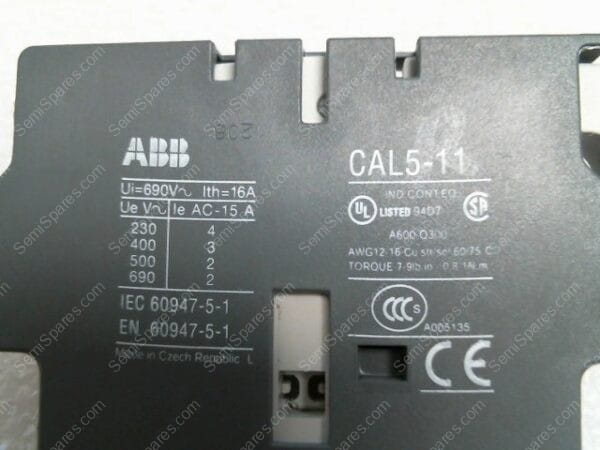 645-901161-001 | AUX CONT BLK,1NO,1NC