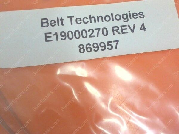BT-0295-00 | BELT,LONG,HANDELR,P/N E19000270,I8