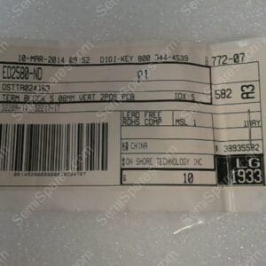 OSTTA024163 | TERM BLOCK 5.08MM VERT 2POS PCB, DIGI-KEY PN: ED2580-ND