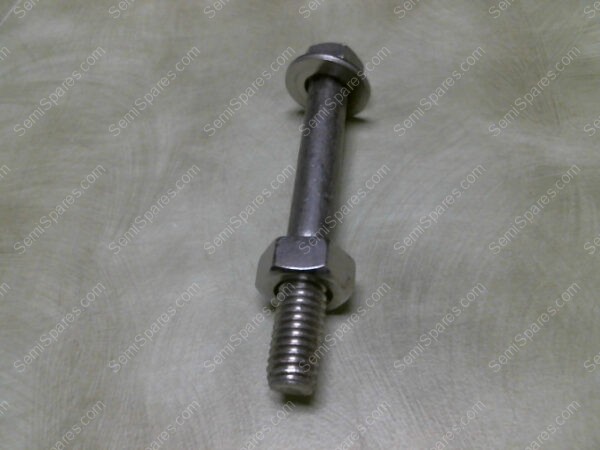 F593C | OUTBOARD TRANSOM MOUNTING ASSEMBLY-4"BOLT, WASHER, LOCK NUT F593C STAINLESS - Image 2