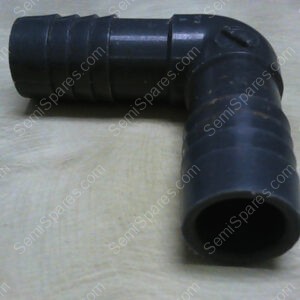 1406-007 | BARBED ELBOW 90 DEGREES, PVC, 3/4 IN , GRAY