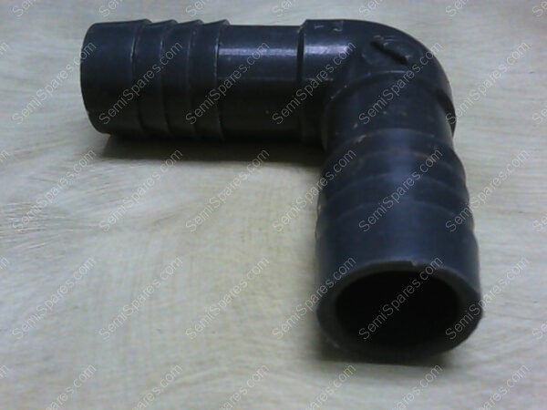 1406-007 | BARBED ELBOW 90 DEGREES, PVC, 3/4 IN , GRAY