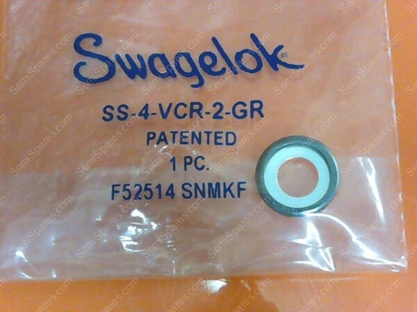 SS-4-VCR-2GR | NICKEL VCR FACE SEAL FITTING 1/4 IN UNPLATED GASKET RETAINER ASSEMBLY - Image 2