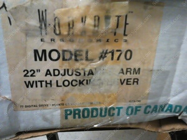 MODEL 170 | 22'' ADJUSTABLE ARM WITH LOCKING LEVEL - Image 2