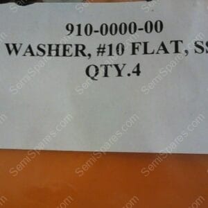 910-0000-00 | WASHER #10 FLAT SST,P/N 910-000-00