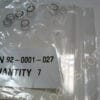 92-0001-027 | ONTRAK 92-0001-027 SPACER SHAFT 187ID SPIN