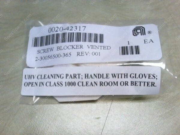 SC-0390-00 | SCREW,BLOCKER VENT, EC, LID,0020-42317,C3