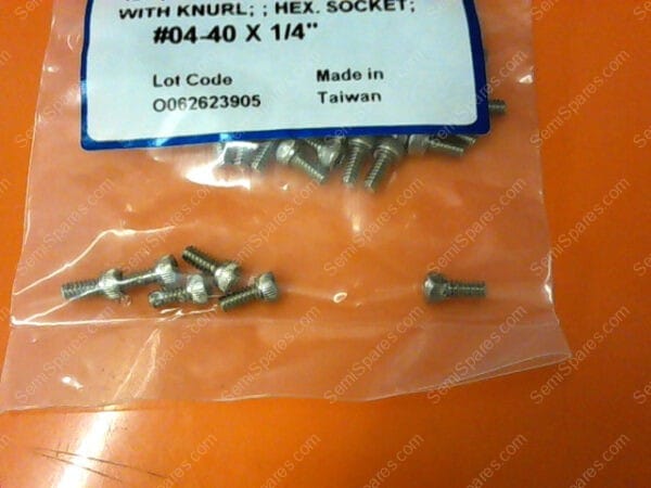 51254092 | SOCKET HEAD CAP SCREW WITH KHURT; HEX. SOCKET; #04-40 X 1/4 51254092 (PACK OF 50) - Image 4