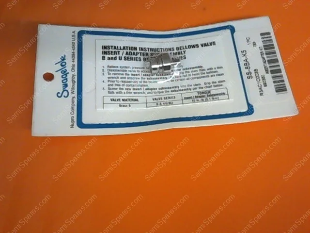 CF-9070-00 | FITTING,SS-8BA-K5.INSERT/ADAPT,TIP,NUPRO - Image 2