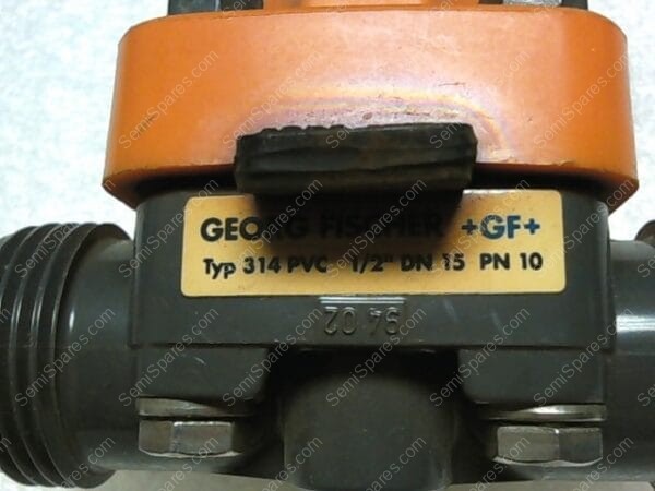 S-579382 | GEORG FISCHER 314 D20 1/2 IN DN 15 PN10 PVC TRUE UNION DIAPHRAGM VALVE - Image 4
