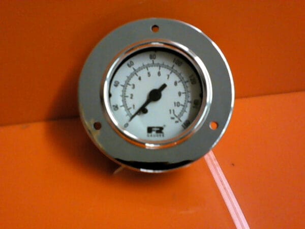 FR105106110111 | F & R WATTS 60 PSI PANEL MOUNT PRESSURE GAUGE BAR 4 PNEUMATIC AIR COMMERCIAL - Image 3