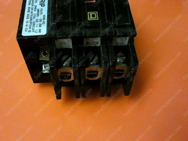 MJ-5408 | SQUARE D 30 AMP CIRCUIT BREAKER TYPE QOU MJ-5408 3 POLE 240VAC - Image 3