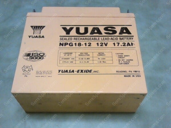 NPG 18-12 | YUASA NPG18-12 12V 17.2AH SEALED RECHARGEABLE LEAD-ACID BATTERY - Image 3