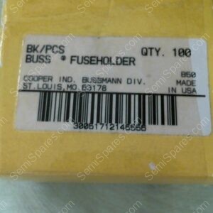 BK/PCS | BUSSMAN  BK/PCS FUSEHOLDER (QTY IN PACKAGE 100)