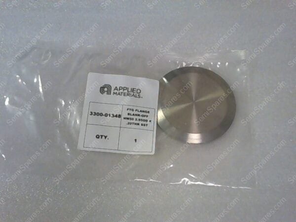 3300-01348 | FTG FLANGE, BLANK-OFF NW50 2.95OD X, .20THK SST - Image 2