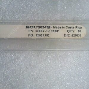 3296Y-1-102 | TRIMMER 1K, OHM, 0.5W, PC, PIN, TOP