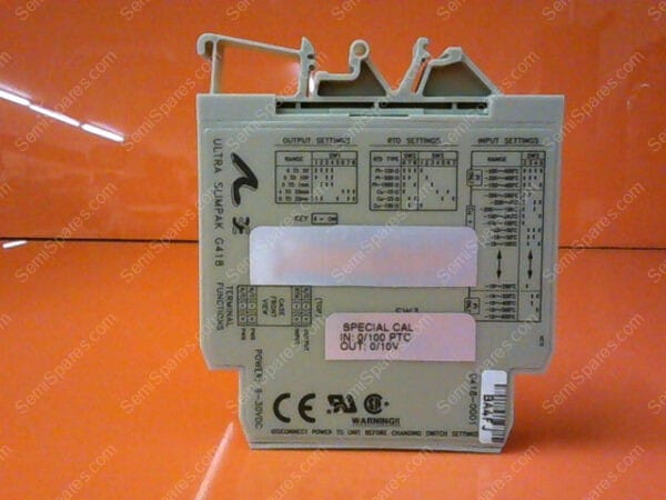 G418-001 | SIGNAL CONDITIONER ULTRA SLIMPAK®, 1 CHANNEL, RTD INPUT, CURRENT, VOLTAGE OUT - Image 5