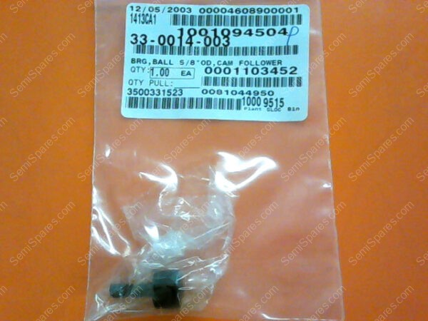 330-014003-001 | BRG, BALL 5/8 "OD, CAM FOLLOWER