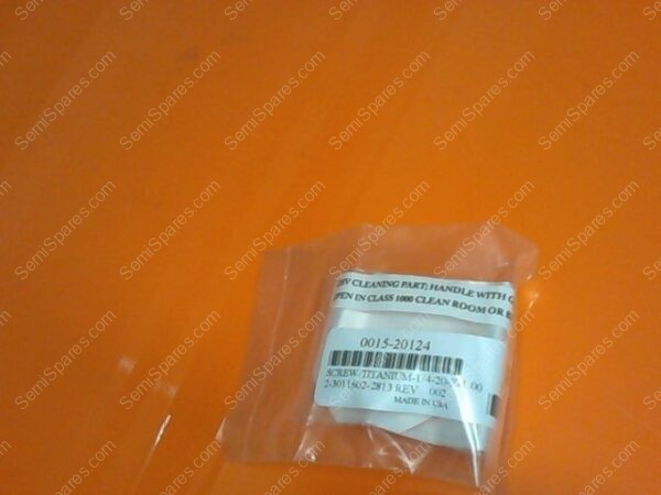 0015-20124 | SCREW,1/4-20X1,TI VENTED,0015-20124,CH-C - Image 2