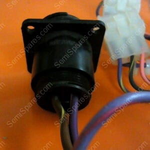 206036-2 | TE CONNECTIVITY PANEL MOUNT HOUSING, 3 POLE SOCKET, FOR USE WITH MALE CONTACTS