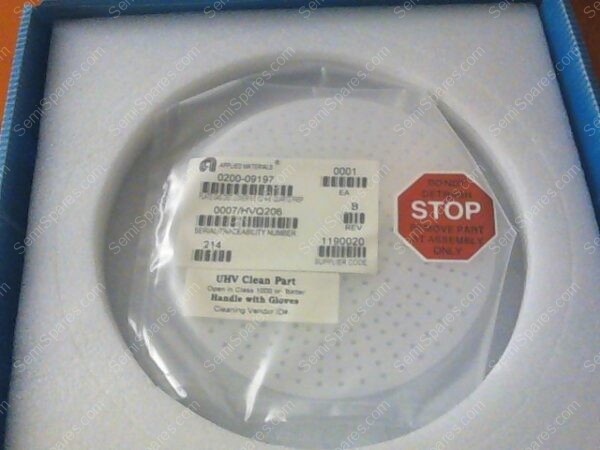 0200-09197 | PLATE GAS DIST, LOWER, QUARTZ, 4-6" A