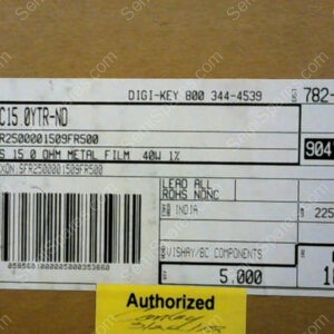 PPC15.0YTR-ND | RES 15.0 OHM METAL FILM .40W 1% (5000PCS)