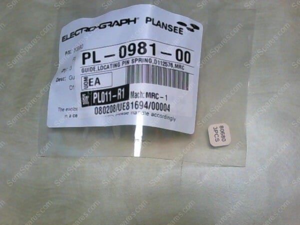 PL-0981-00 | GUIDE,LOCATING PIN SPRING,D112576,MRC - Image 3